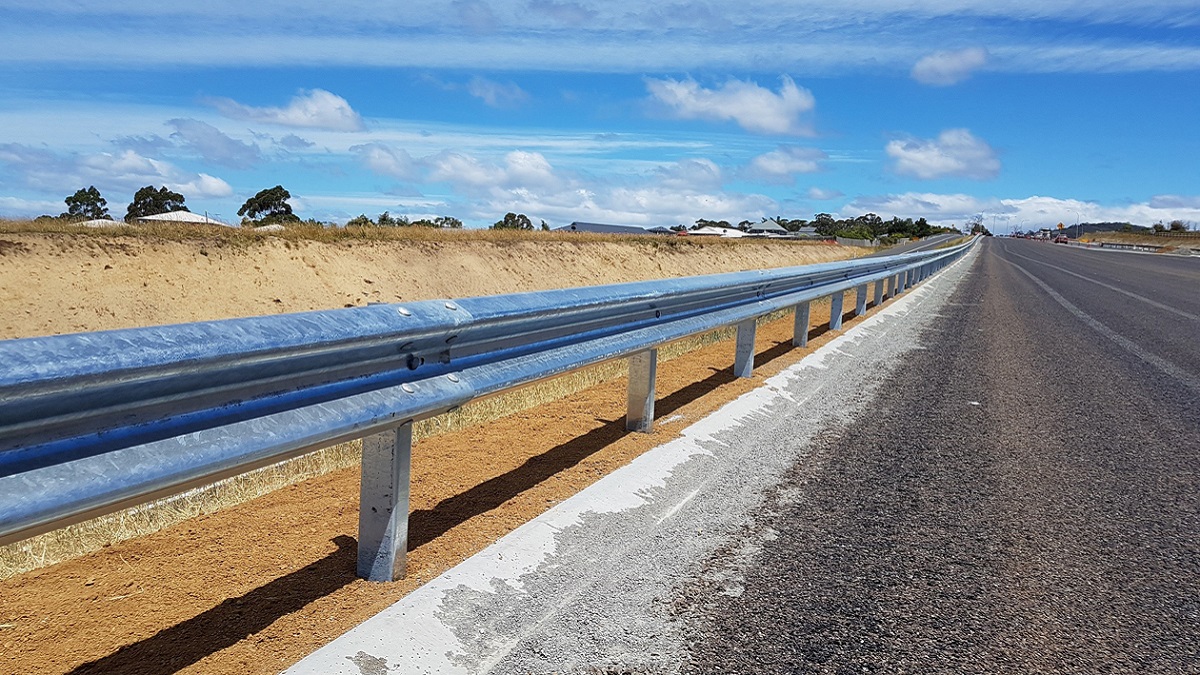 W Beam Crash Barrier